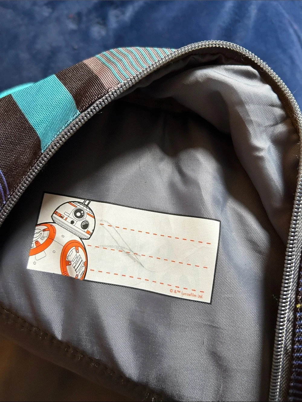 Star Wars Kids Backpack - Black and Teal Logo